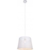 Afbeelding van Globo Becca hanglamp - wit metaal - Ø 35cm - E27