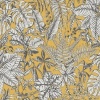 Afbeelding van Botanisch Behang met Bladeren - Geel Bruin Crème - A.S. Création Daniel Hechter 6