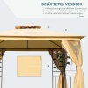 Afbeelding van Outsunny luxe tuinpaviljoen partytent 3 x 3 m