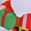 Afbeelding van HOMCOM Zelfopblaasbare Kerstman met ventilator en LED-verlichting
