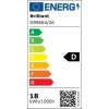 Afbeelding van Brilliant Brennan - Plafondlamp voor Badkamer - LED 24W 4000K - 3-staps dimmer - IP44 - Zwart/Wit