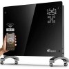 Afbeelding van Tresko glazen elektrische kachel 1500W - LED-display