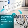 Afbeelding van KESSER® Fietsstandaard voor 6 fietsen incl. parkeerplaatje, meervoudige standaard met 37 cm wielafst