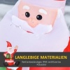 Afbeelding van HOMCOM Zelfopblaasbare Kerstman met ventilator en LED-verlichting