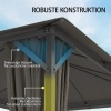 Afbeelding van Outsunny Tuinpaviljoen - Metaal, Polyester - 394L x 294B x 255H cm - Donkergrijs