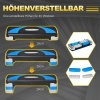 Afbeelding van HOMCOM stapbord - kunststof - 80L x 31B x 20H cm - blauw