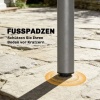 Afbeelding van Outsunny Tuindinertafel van Metaal, 165x80x74 cm, Donkergrijs