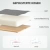 Afbeelding van HOMCOM Ergonomische Bureau Stoel met Armleuningen en Voetring, Verstelbare Draai Stoel Grijs