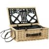 Afbeelding van Outsunny Picknickmand van Wilgentak, Keramiek 54L x 34B x 20H cm Natuurhout
