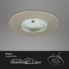 Afbeelding van Briloner Leuchten - Set van 3 dimbare LED-inbouwlampen, 6,5 W, 3.000 K, IP44, mat nikkel Ø7,5 cm
