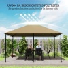 Afbeelding van Outsunny vervangend dak voor pavilion - polyester - khaki