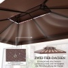 Afbeelding van Outsunny - Vervangend dak voor Tuinpaviljoen - 3x4m - Bruin