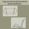 Afbeelding van SONGMICS Balkonset - Tafel en 2 Stoelen - Weerbestendig PE-Polyrattan