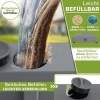 Afbeelding van tillvex® Parasolvoet GRAVIA met wielen & remmen | Vulbaar 37L / 56kg | Weer- en UV-bestendig (Antrac