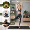 Afbeelding van RE:Sport Yogamat, ftalaatvrij, antislip fitnessmat met draagriem, 183 x 61 x 0,6 cm