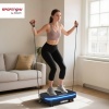 Afbeelding van SPORTNOW Trilplaat met 99 Intensiteitsniveaus, 3 Modi, Bluetooth en Weerstandsbanden