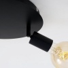 Afbeelding van BRILONER PEARL - 3-lichts plafondlamp retro - draaibare spotkoppen - zwart - Ø 30cm