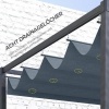 Afbeelding van Outsunny - Vervangend dak - 3 x 2,15 m - Polyester - Donkergrijs