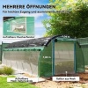 Afbeelding van Outsunny Folietunnel kas van kunststof en staal - 600L x 300B x 198H cm 