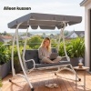 Afbeelding van Outsunny 2-zits bankkussen 100x98x8 cm donkergrijs