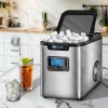 Afbeelding van Tillvex IJsblokjesmachine RVS 12 kg - 24 u | Timer, 2,2L Watertank, LCD & Zelfreiniging