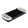 Afbeelding van HOMCOM Verstelbare Aerobic Stepper met Antislip Oppervlak - Rood/Zwart/Grijs 68 x 29 x 15 cm