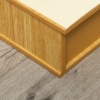 Afbeelding van PawHut Huisdiertrappen MDF, kort pluche 40L x 59B x 54,2H cm Natuurhout