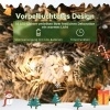 Afbeelding van HOMCOM Kunststof en Metalen Kerstkrans Ø60 x 8H cm Groen/Wit
