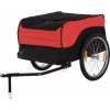 Afbeelding van HOMCOM fietsaanhanger met twee reflectoren - zwart