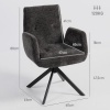 Afbeelding van HOMCOM Accentstoel van Polyester, 60L x 61B x 88H cm, Zwart