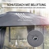 Afbeelding van Outsunny Tuinpaviljoen - Metaal, Polyester - 394L x 294B x 255H cm - Donkergrijs
