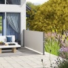 Afbeelding van Outsunny Tuinscherm van polyester, aluminium, metaal in lichtgrijs