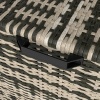 Afbeelding van Outsunny Buiten Kist, 350 l, 2 niveaus, PE-rotan, met gasveren en stalen frame, 118 x 57 x 69 cm, gr