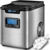 Afbeelding van Tillvex IJsblokjesmachine RVS 12 kg - 24 u | Timer, 2,2L Watertank, LCD & Zelfreiniging