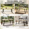 Afbeelding van Outsunny Salontafel van Metaal - 100 x 55 x 45 cm - Bruin