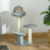 Afbeelding van PawHut kattenboom klimboom grijs Ø 40 x h 65 cm
