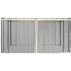 Afbeelding van Outsunny - Vliegennet - Polyester en Nylon - Zwart