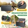 Afbeelding van KESSER® Opbergbox, 290 liter, met wieltjes, handgrepen