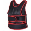 Afbeelding van HOMCOM Gewichtsw vest Oxford, metaal en zand, 60B x 50H cm, zwart en rood