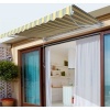 Afbeelding van Outsunny zonnescherm, Polyester Geel+Grijs - L2,95 x B2,45 m - Markies
