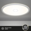 Afbeelding van LED-plafondlamp met backlight wit-zilver 22W Ø42cm Briloner Leuchten