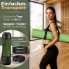 Afbeelding van RE:SPORT Yogamat, ftalaatvrij | Antislip Fitnessmat met draagriem 183 x 61 x 0,6 cm (Olijfgroen/Zwar