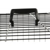 Afbeelding van TRESKO hondenbench - metalen transportkooi - opvouwbare draadkooi 91 x 58 x 64 cm