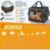 Afbeelding van TRESKO Opvouwbare Hondenbox M - 61 x 42 x 42 cm - Antraciet grijs met likmat en spatel