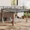 Afbeelding van Outsunny Pergola met zijwanden en schuin dak 84C-475V00