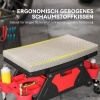 Afbeelding van HOMCOM Mechanische Rolstoel Kunststof 64,5L x 33B x 35H cm Grijs