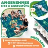 Afbeelding van KESSER® Picknickdeken, campingdeken, 200 x 200 cm, stranddeken met waterdichte onderkant, drielaags,