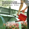 Afbeelding van Outsunny Mini-broeikastunnel voor tomaten, 4 x 1 x 0,8 m, groen met ritssluitingen