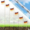 Afbeelding van KESSER® Telescopische vlaggenmast aluminium 6,30m bodemhuls 60cm incl. Duitse vlag, in hoogte verste
