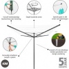 Afbeelding van Brabantia Topspinner Waslijn - 40 m - met Grondanker en Beschermhoes - Antraciet